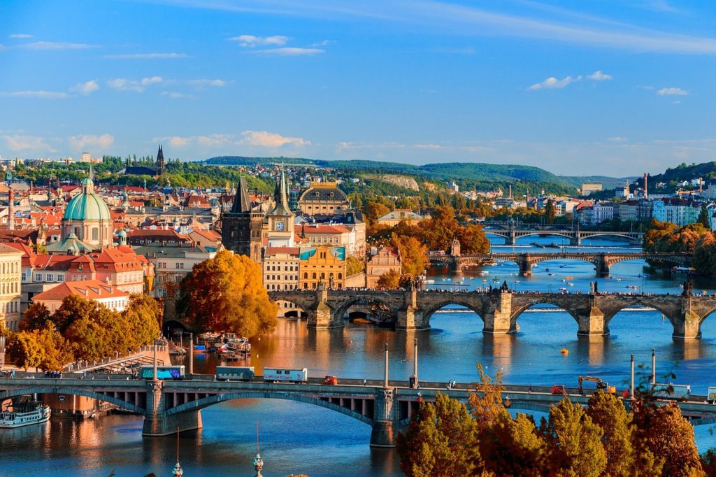 bridges, prague, czechia